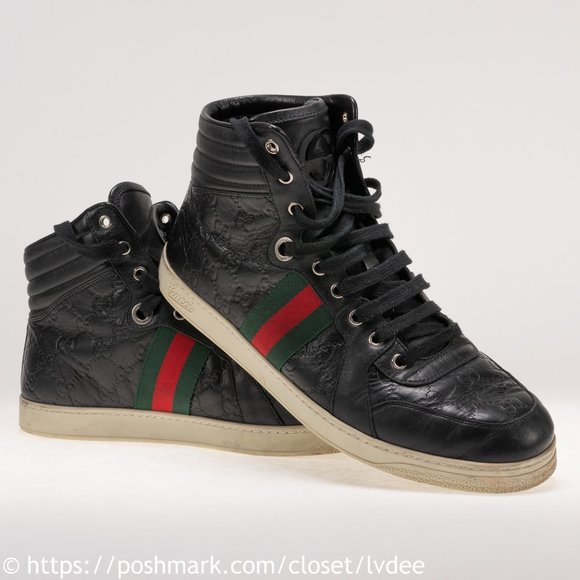 Gucci Other - Gucci Men's GG Guccissima Leather High-top Sneaker